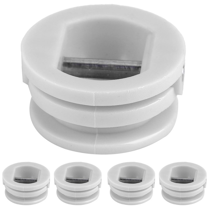 5 bucati 2,5 cm surfing surfboard picior franghie lea mufa accesorii caiac echipament (alb)