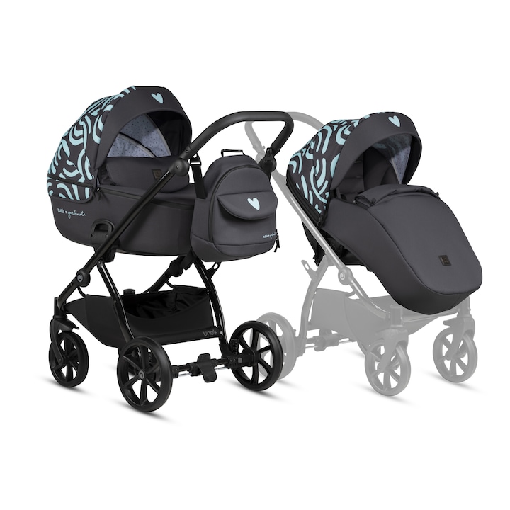 Tutis UNO 5+ Garbanota бебешка количка 2в1 138 SOGNO