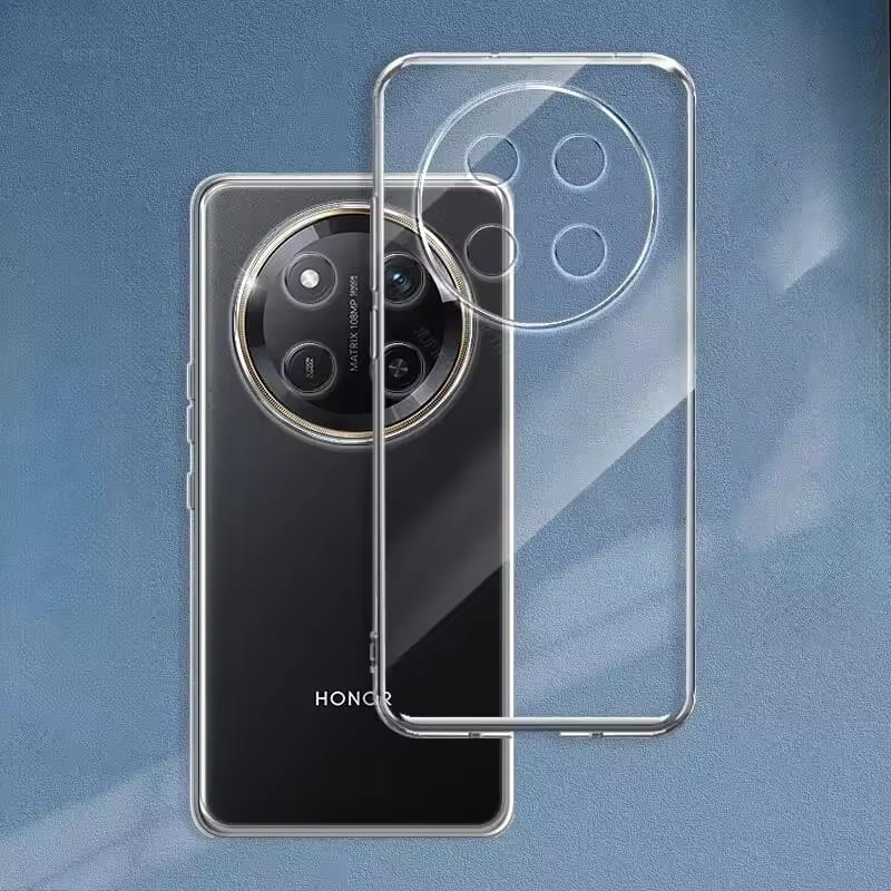 Husa pentru Honor Magic 7 Lite Slim Anti-Shock 1.5mm cu protectie lentile transparent