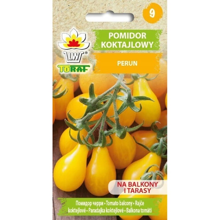 Seminte de legume, Seminte tomate cherry, Toraf Perun, 0.5g, galbene, calitate superioara, seminte premium, seminte de top
