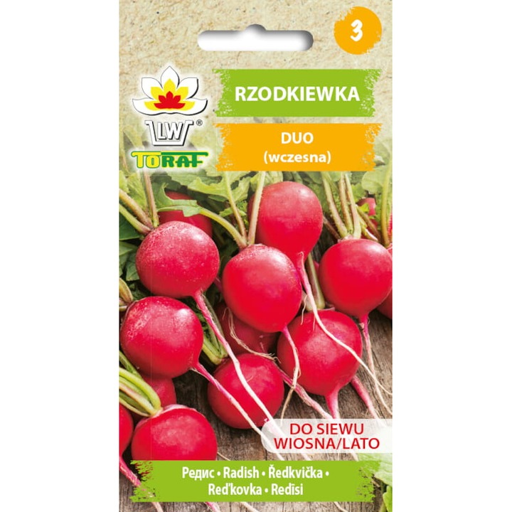 Seminte de gradina, Seminte Radish Duo, 10g, calitate superioara, seminte premium, seminte de top