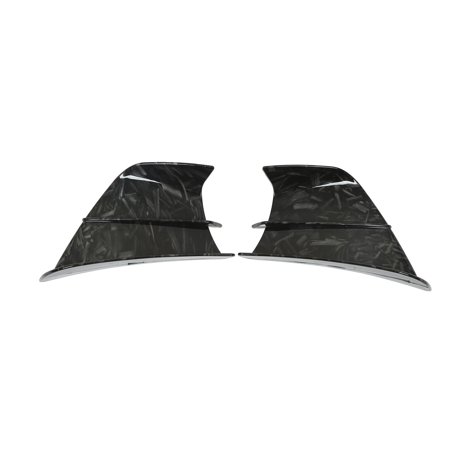 Set 2 aripioare aerodonamice moto, Peysaitr, ABS, pentru NINJA400