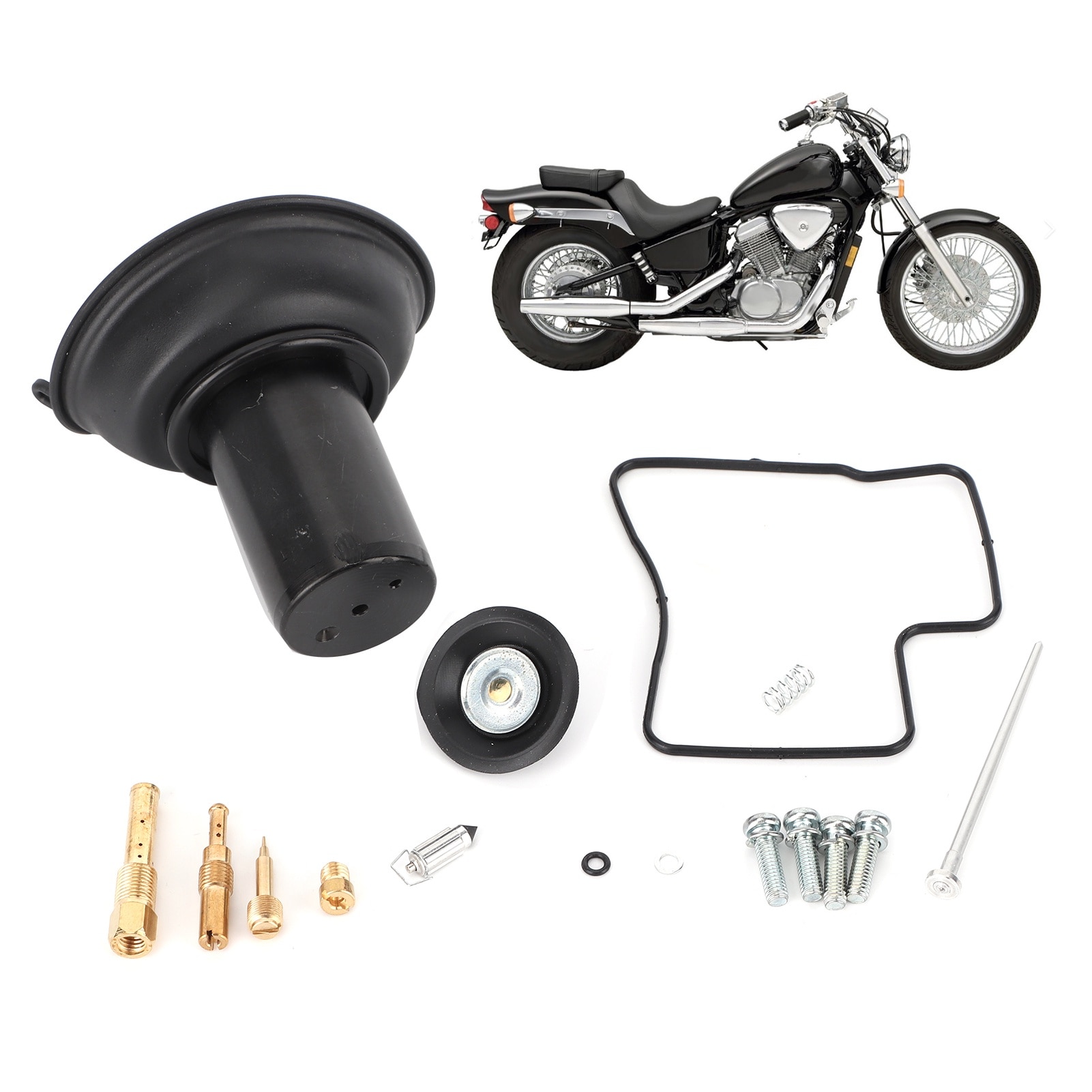 Kit Réparation Carburateur MCK031 Pour Steed Shadow VT VLX 600 88'-98' - ABS + Alliage