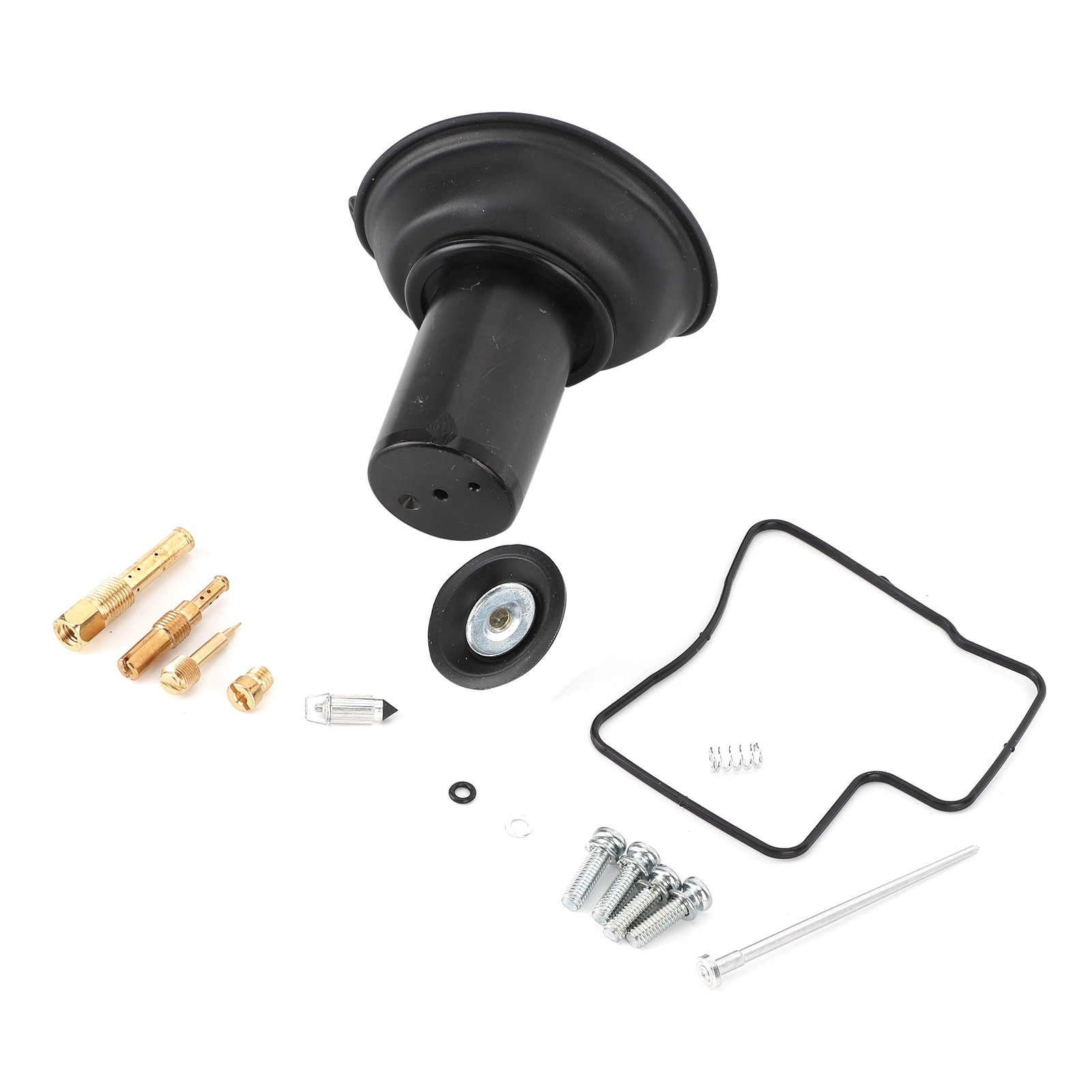 Carb 2 stuks carburateur reparatieset compatibel voor Steed Shadow VT VLX 600 88-98 vervanging (zwart Carb 2 stuks carburateur reparatieset compatibel voor Steed Shadow VT VLX 600 88-98 vervanging (zwart