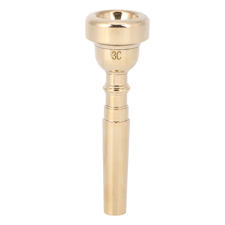 Mustiuc trompeta Bizaical 3C/5C/7C, metal, 95x30x30mm, auriu