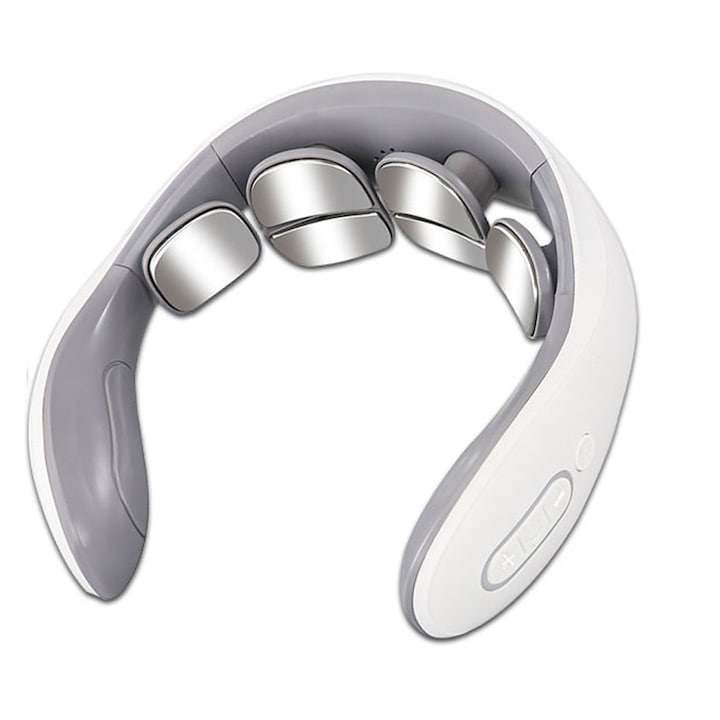 Aparat de masaj cervical multifunctional Enforose, cu terapie prin caldura si vibratie, 10x15x22cm