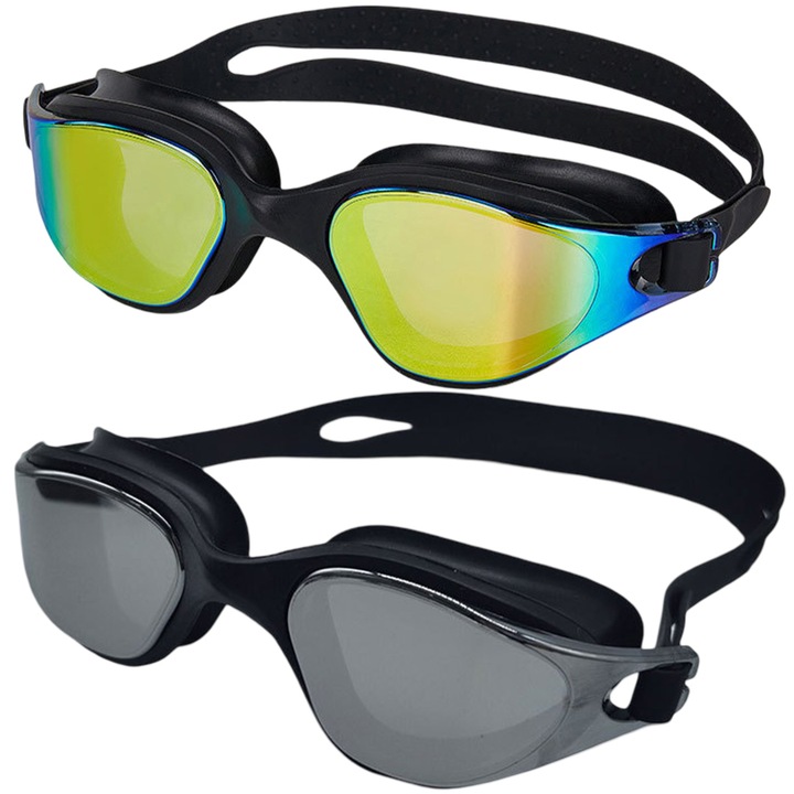 Ochelari de inot Enforose, set 2 buc, multicolor, 20x5x4cm