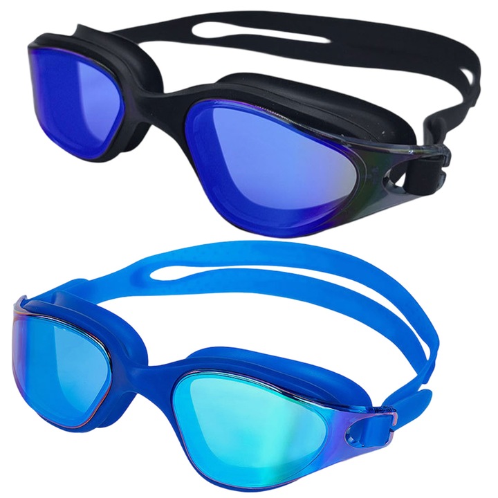 Ochelari de inot Enforose, set 2 bucati, multicolor, 20x5x4cm
