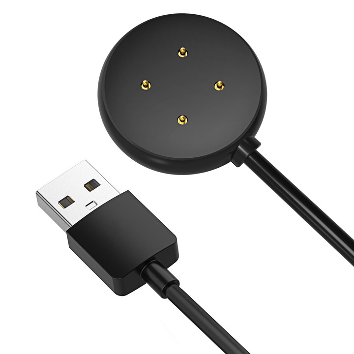 Pad de incarcare Akyga AK-SW-54 pentru Google Pixel Watch 2, cablu USB-A 1m, design robust, magnetic
