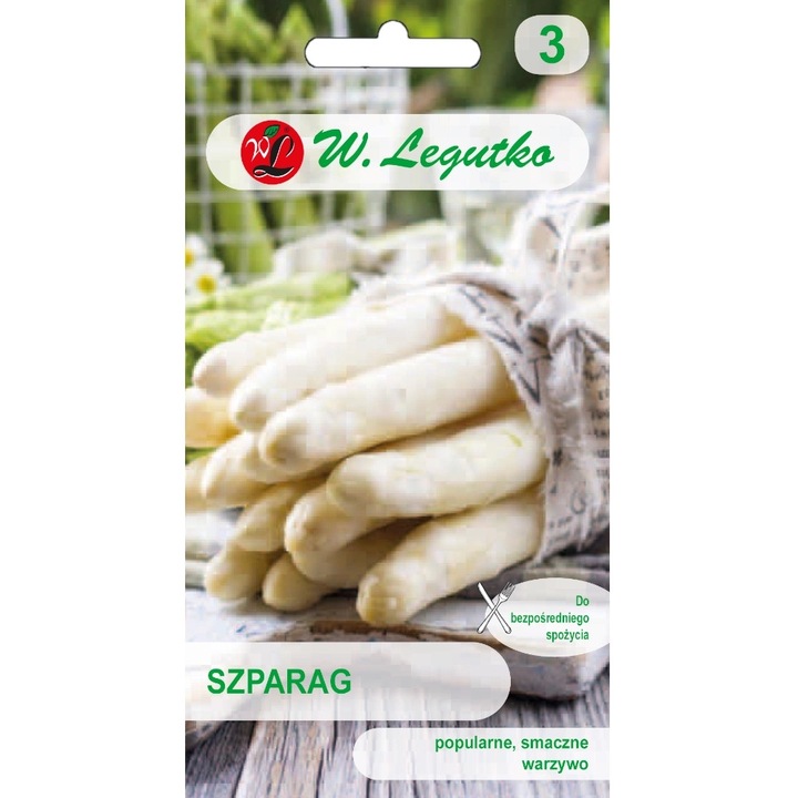 Seminte de gradina, Seminte sparanghel, 1g, Legutko, perene, perioada de plantare: februarie-mai, calitate superioara, seminte premium, seminte de top