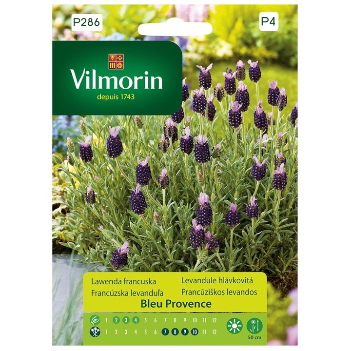 Vilmorin Francia levendulamag 0,3g, Vilmorin, könnyen ültethető, vonzó a beporzók számára
