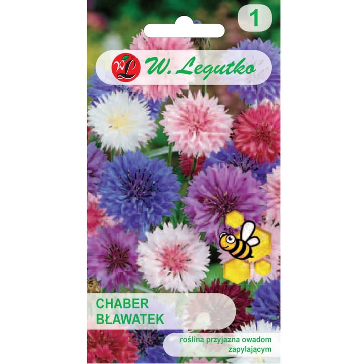 Seminte de gradina, Seminte Cornflower, Legutko, 30-90 cm, 1 g, Multicolor, calitate superioara, seminte premium, seminte de top