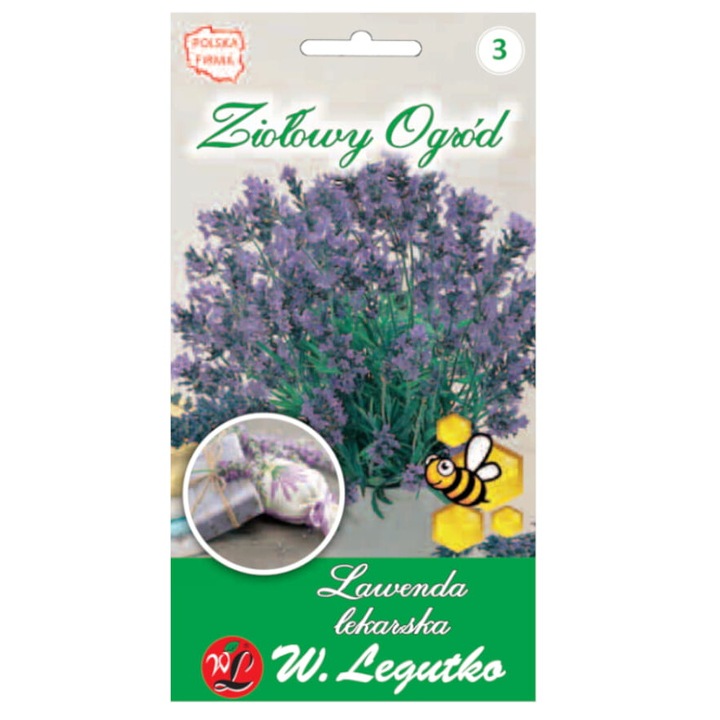 Seminte de gradina, Lavanda medicinala, 0,2g, 50cm, impotriva moliilor si tantarilor, Legutko, calitate superioara, seminte premium, seminte de top