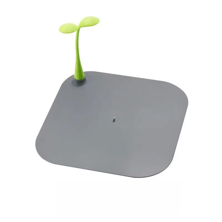 Capac de scurgere, silicon, 15cm*15cm, gri