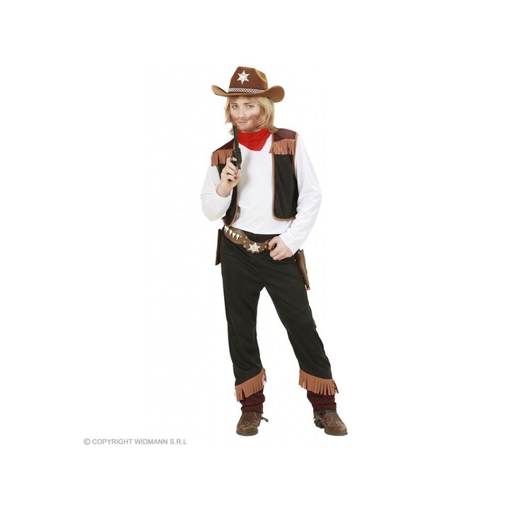 Widmann 8025893 Cowboy jelmez fiú jelmez 164-es méretben