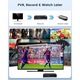 Tuner TV si Telecomanda, weirsuky®, HDMI, Ethernet, DVB-T2, HEVC, H.265, Full HD, Negru