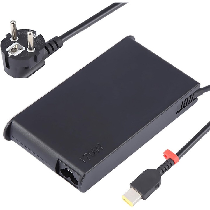 Адаптер за зарядно за лаптоп, 170W, 20V 8.5A, USB, черен