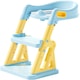 Reductor WC copii 2in1 ZAFIT® cu scara si inaltator, Pliabil, Portabil, colac suprafata de siguranta antialunecare, antiderapant, Albastru/Galben