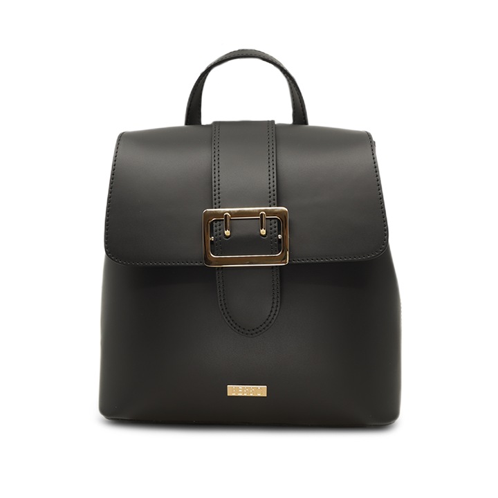 Rucsac din piele naturala Dolce Stile Negru