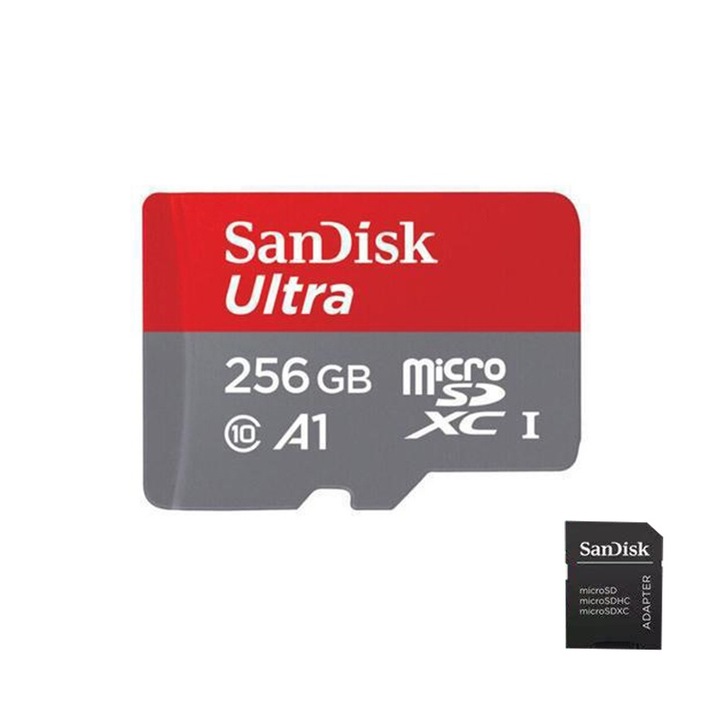 Card de memorie, Fudisenn, 256GB, 120MB/s, A1, Clasa 10, cu adaptor SD