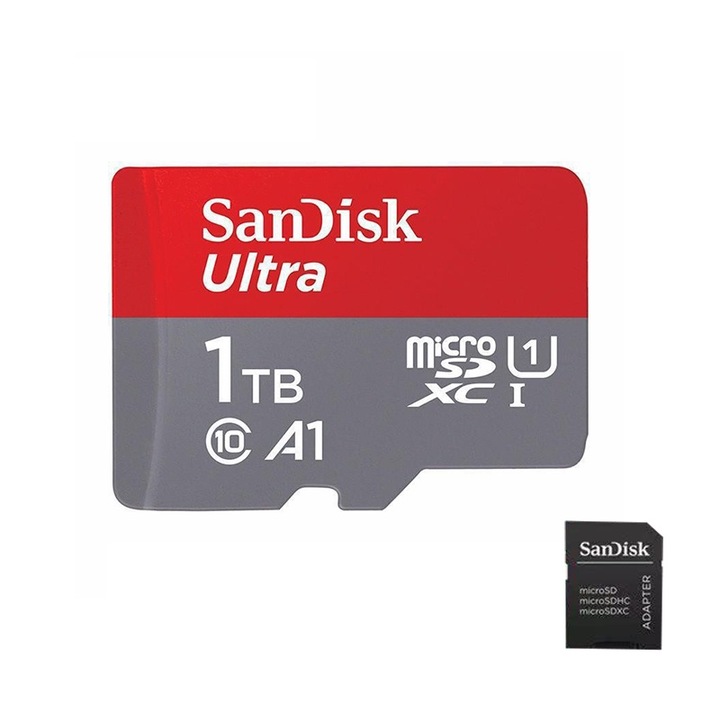 Карта с памет, Fudisenn®, 1TB, 150MB/s, A1, Class 10, с SD адаптер