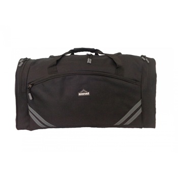 Geanta voiaj adventurer 3160 neagra cu dungi gri Geanta voiaj adventurer 3160 neagra cu dungi gri