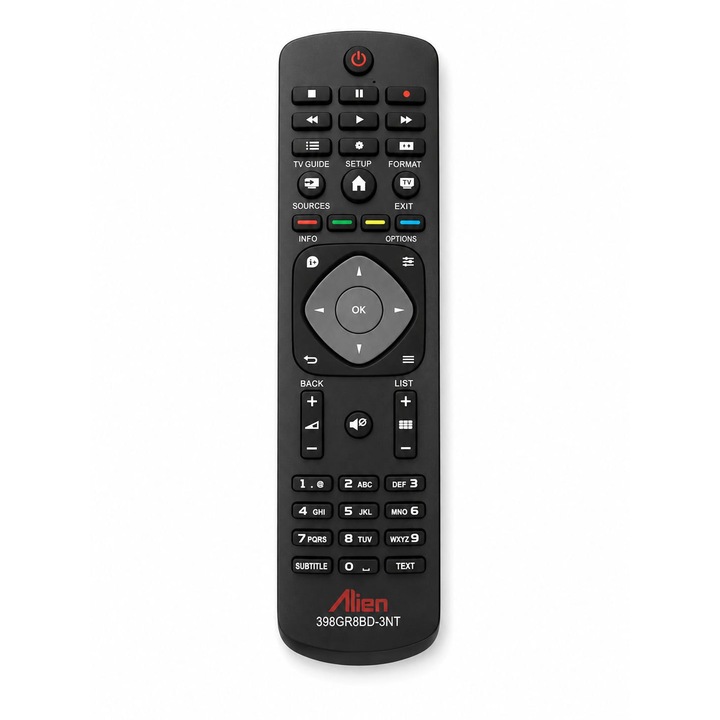 Telecomanda pentru LCD/LED Philips 398GR8BD-3NT, Parasource®, neagra