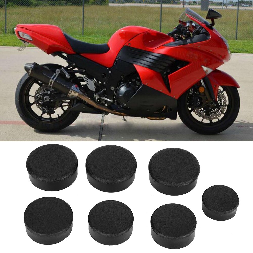 Set 7 capace pentru gauri cadru motocicleta, Fokelyi, 7 piese