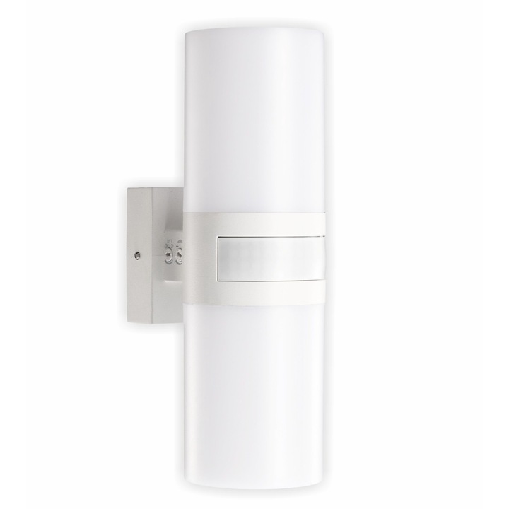 Aplica de exterior 20W 1900lm 4000K lumina naturala IP65 cu senzor de miscare