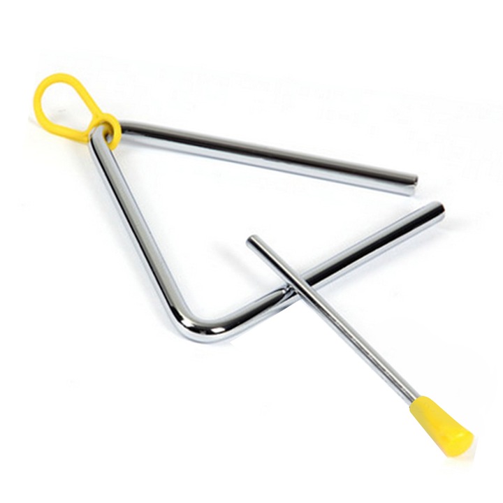 Bizaikus fém háromszög, tiszta hangzás, hordozható