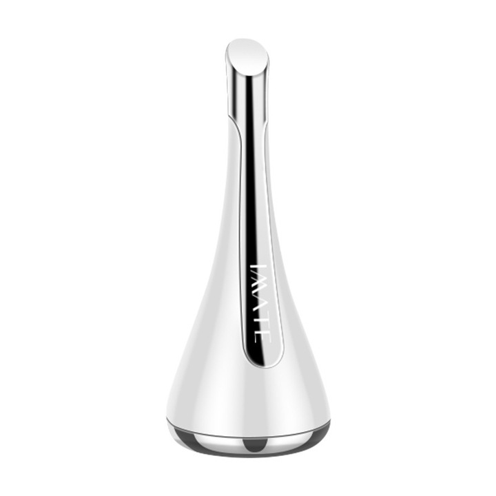 Roller pentru fata si ochi, masaj facial, design inovator, material ABS si Duralumin, alb