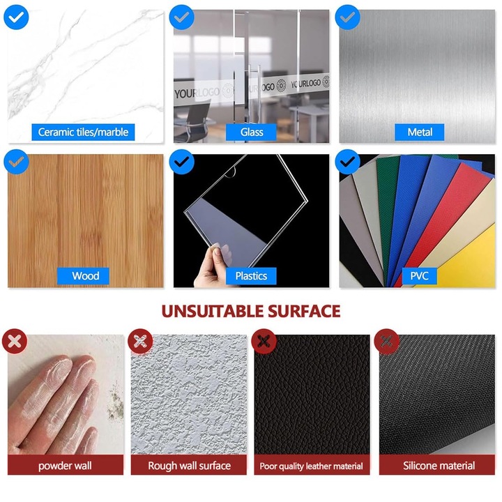 Banda adeziva dubla, potrivit pentru industria auto, mobilier si bucatarie sau baie, rezistenta, usor de curatat, 30mm*3m*1.1mm, rezistenta la apa