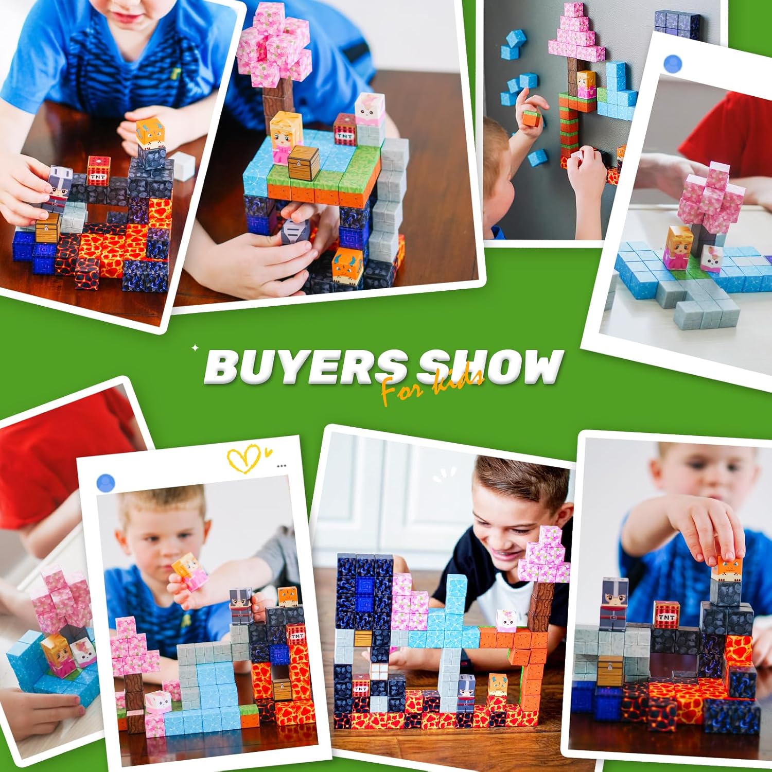 Blocuri Magnetice - Set de Constructie Build Mine Magnet World Magic ...