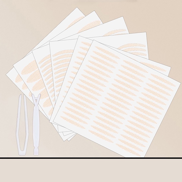 Szemhéjfesték, 300 darabos készlet, dupla szemhéj, légáteresztő kialakítás, hordozható