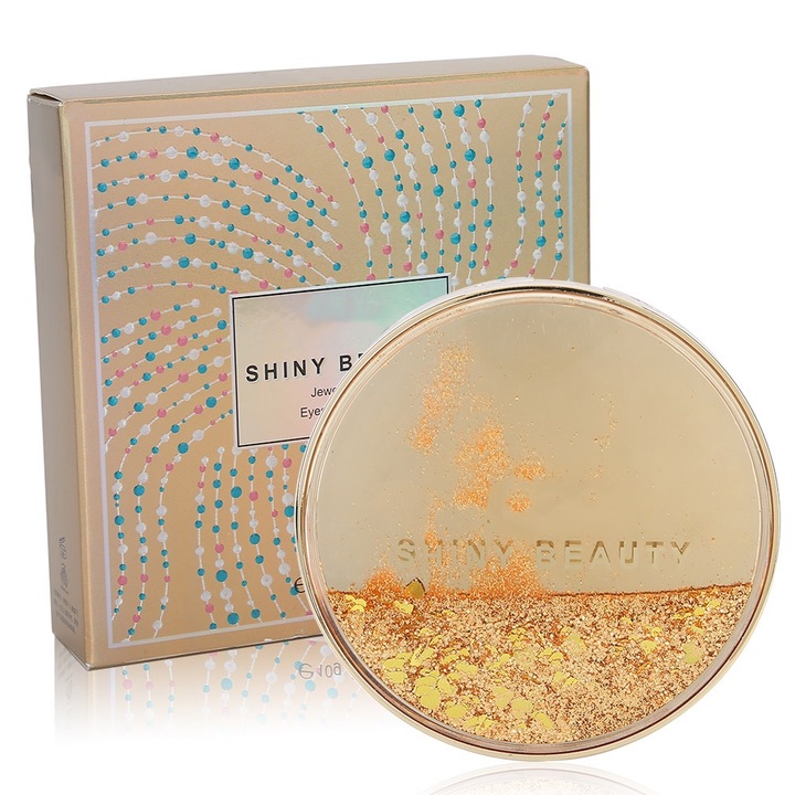 Szemhéjfesték készlet 11 színben, matt textúrájú, csillogó árnyalatú, többszínű