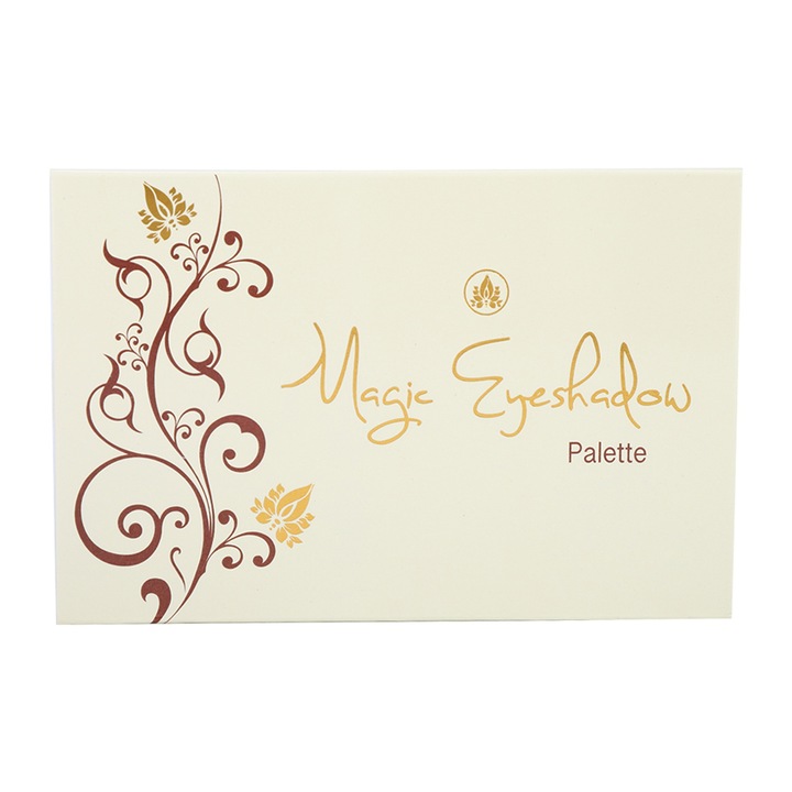 16 színű szemhéjfesték paletta, vízálló, finom textúrájú, többszínű