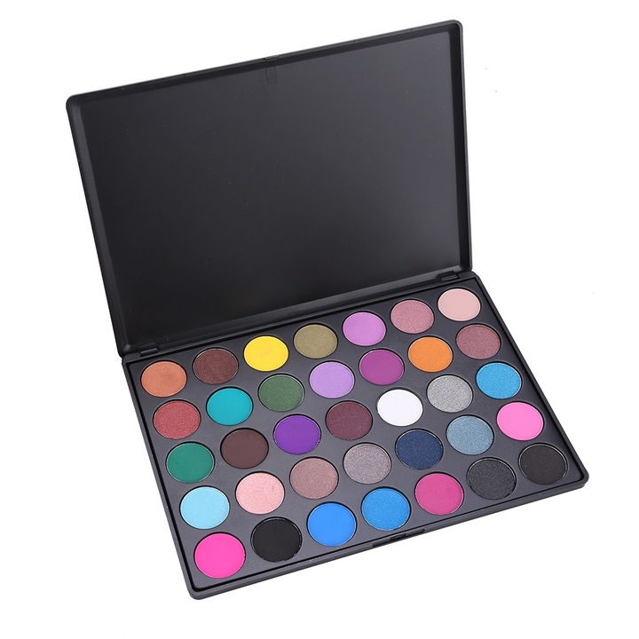 Szemhéjfesték paletta, matt és csillogó színek, vízálló