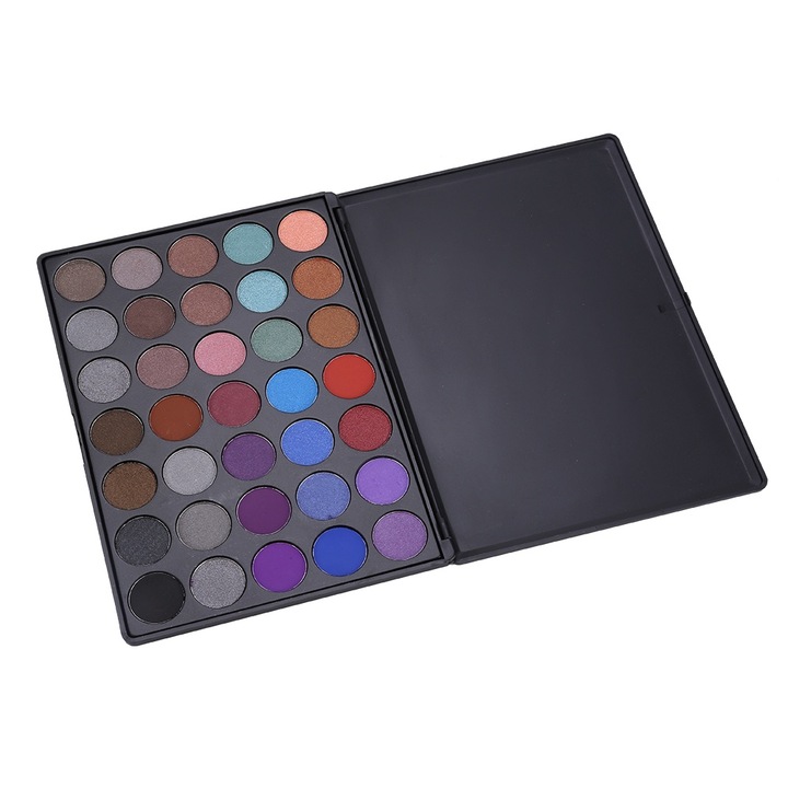 Szemhéjfesték paletta, matt és csillogó színek, vízálló