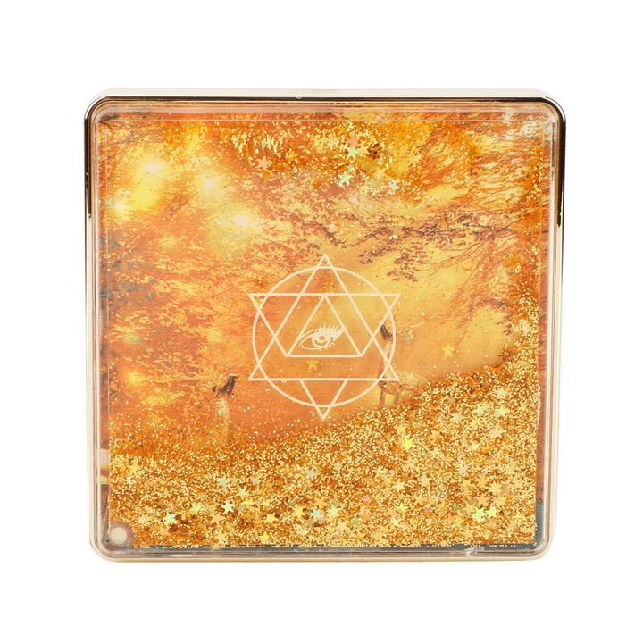 9 színű szemhéjfesték paletta, matt textúra, gyöngyházhatású, többszínű