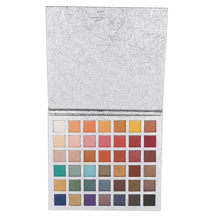 Szemhéjfesték, 42 szín, matt, csillogó, többszínű