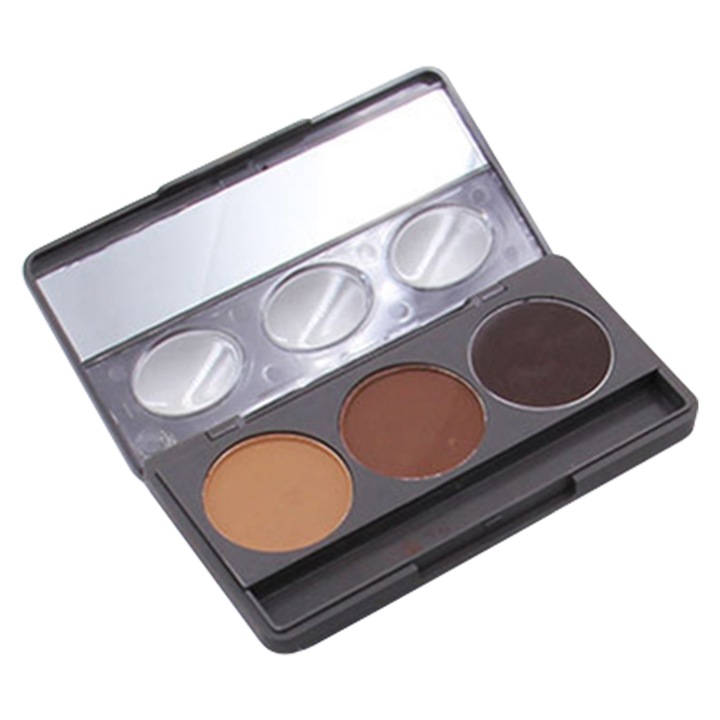 Szemöldökceruza készlet 3 színben, vízálló, hordozható méret