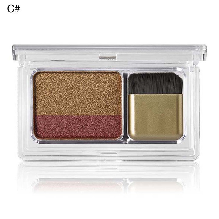 Matt szemhéjfesték, 2 szín, finom textúra