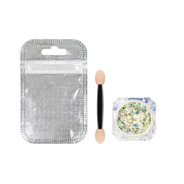 Szemhéjfesték, színes púder, kristályok