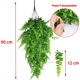 Set 2 Planta Artificiala de Fern Feicaeesa, 90cm, Material PE, Simulare Rezistenta la UV, Fara Necesitate de Intretinere, Potrivita pentru Decorul Interior