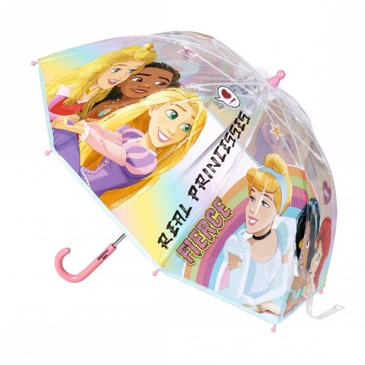 Poe Real Disney Princess buborékesernyő, 45 cm, többszínű