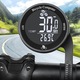 Ciclocomputer bicicleta, Autocise, wireless, waterproof, 6.2x6.2cm, negru