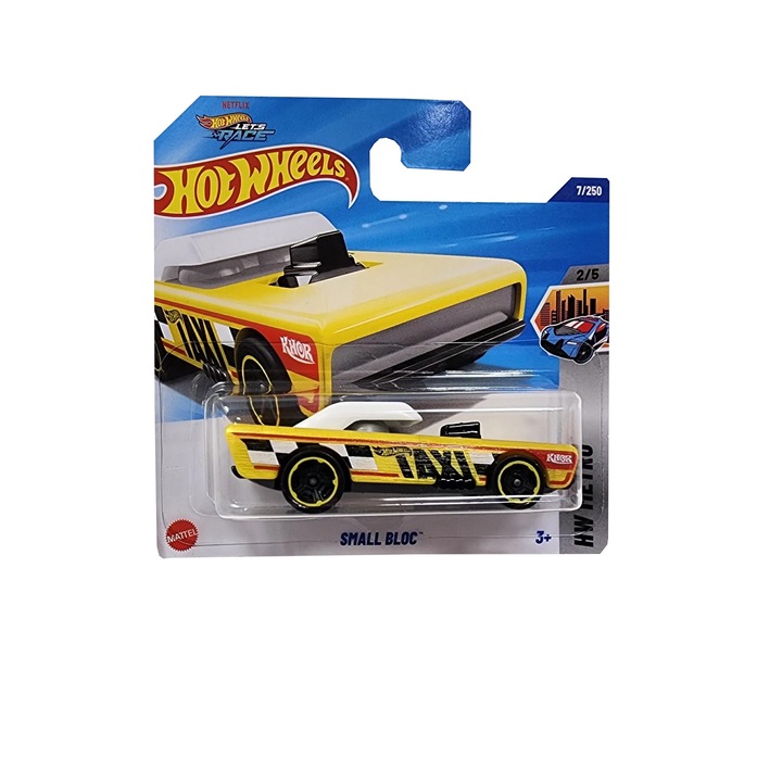Masinuta metalica Hot Wheels, Small Bloc, 1:64, model 2025