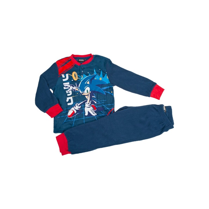 Pijamale copii Sonic XH20144, Bleumarin