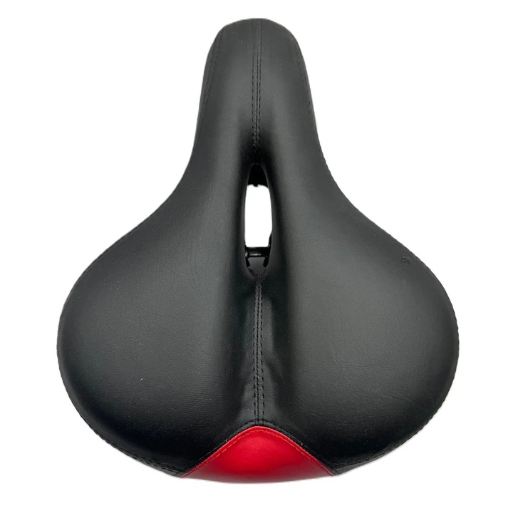 Scaun bicicleta Sedona ES 151-3, Negru/Rosu