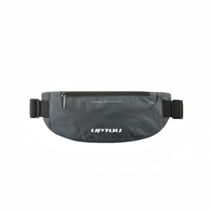 Sporttáska, nagy kapacitású, állítható méretű, poliészter, szürke